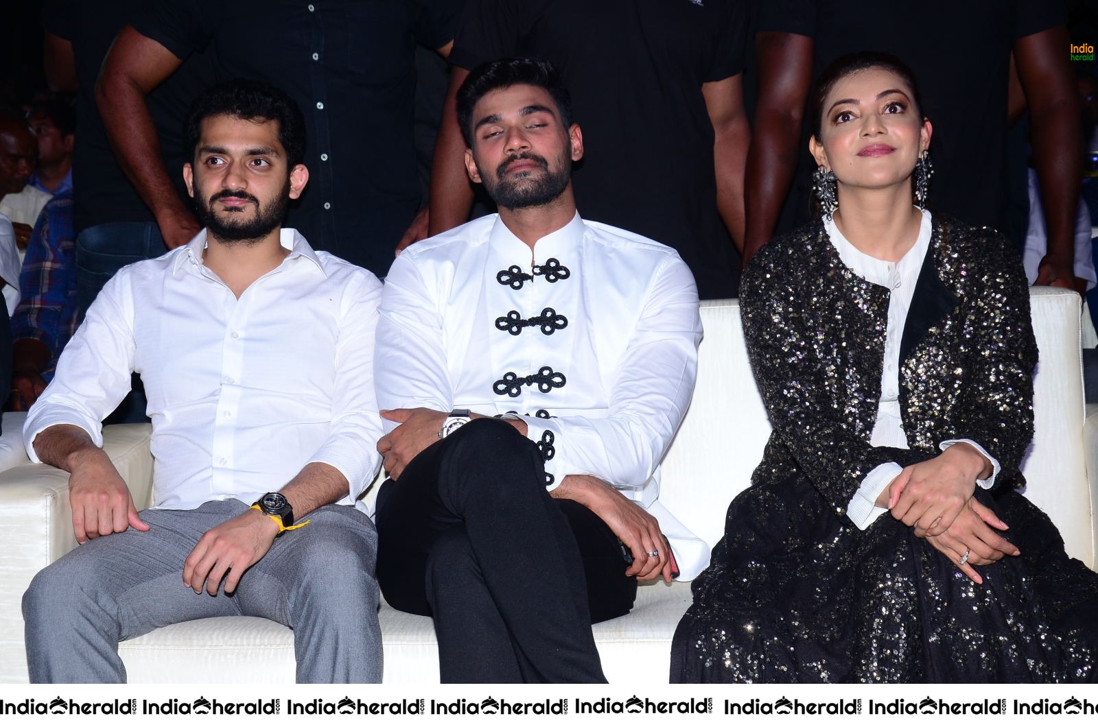 Actor Bellamkonda Sai Sreenivas Photos with Kajal Aggarwal