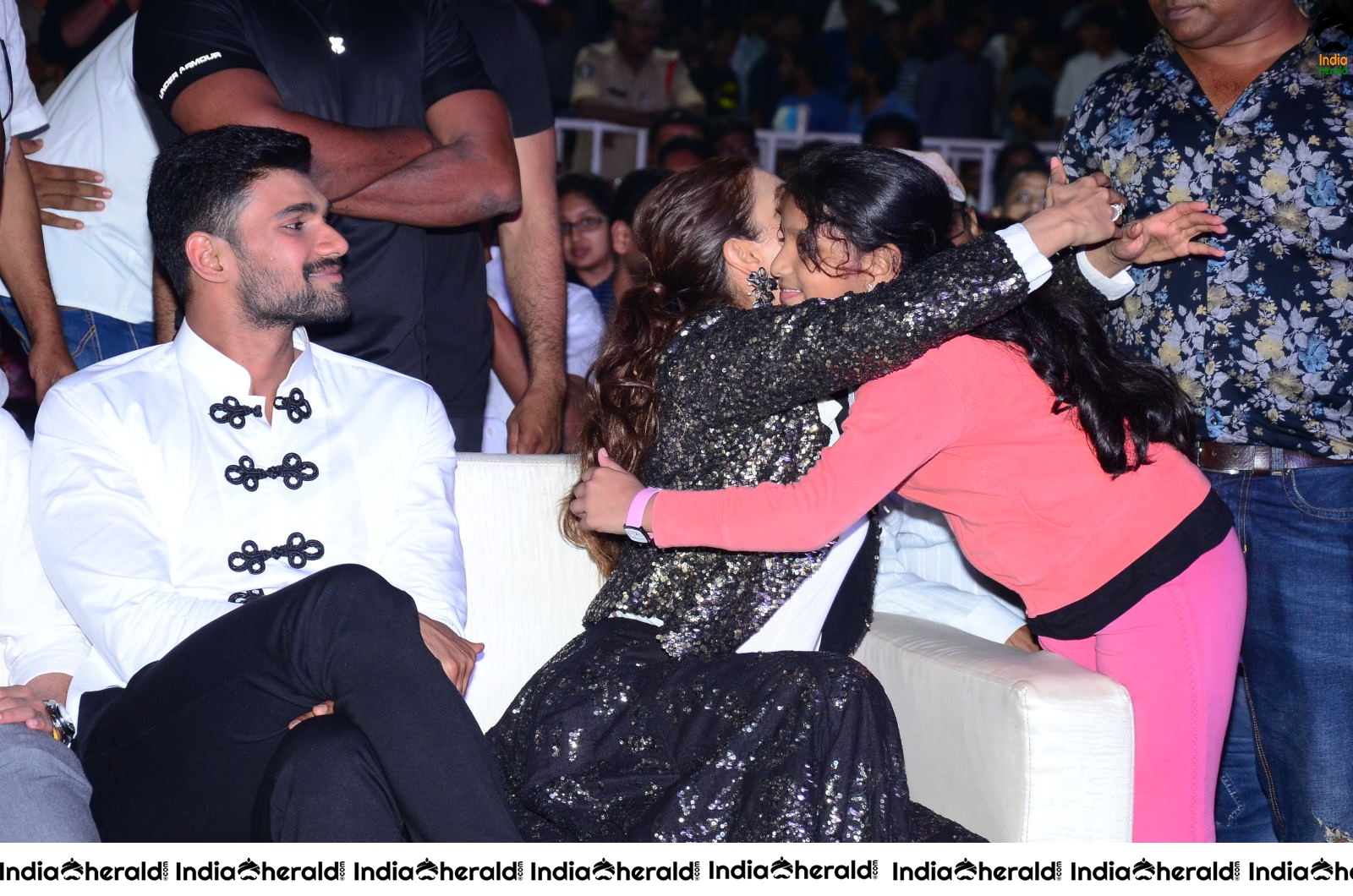 Actor Bellamkonda Sai Sreenivas Photos with Kajal Aggarwal
