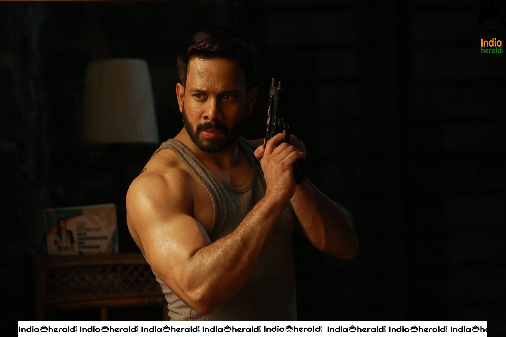 Actor Bharath Looking like a Hot Hunk from his upcoming movie LAST 6 HOURS