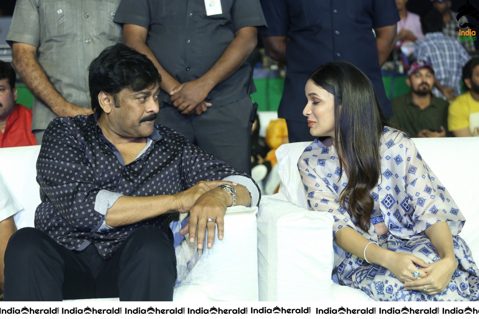 Actor Chiranjeevi has a funny chat with Lavanya Tripathi Set 1