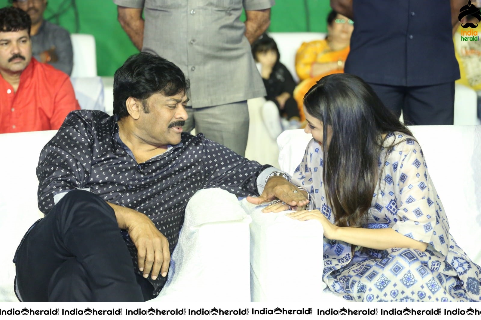 Actor Chiranjeevi has a funny chat with Lavanya Tripathi Set 1