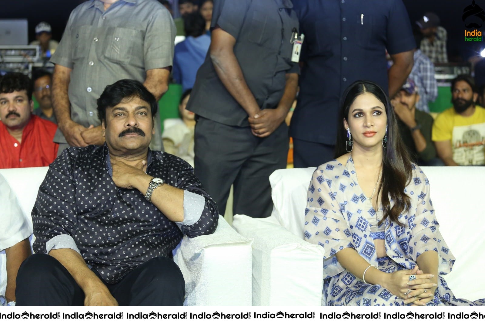 Actor Chiranjeevi has a funny chat with Lavanya Tripathi Set 1