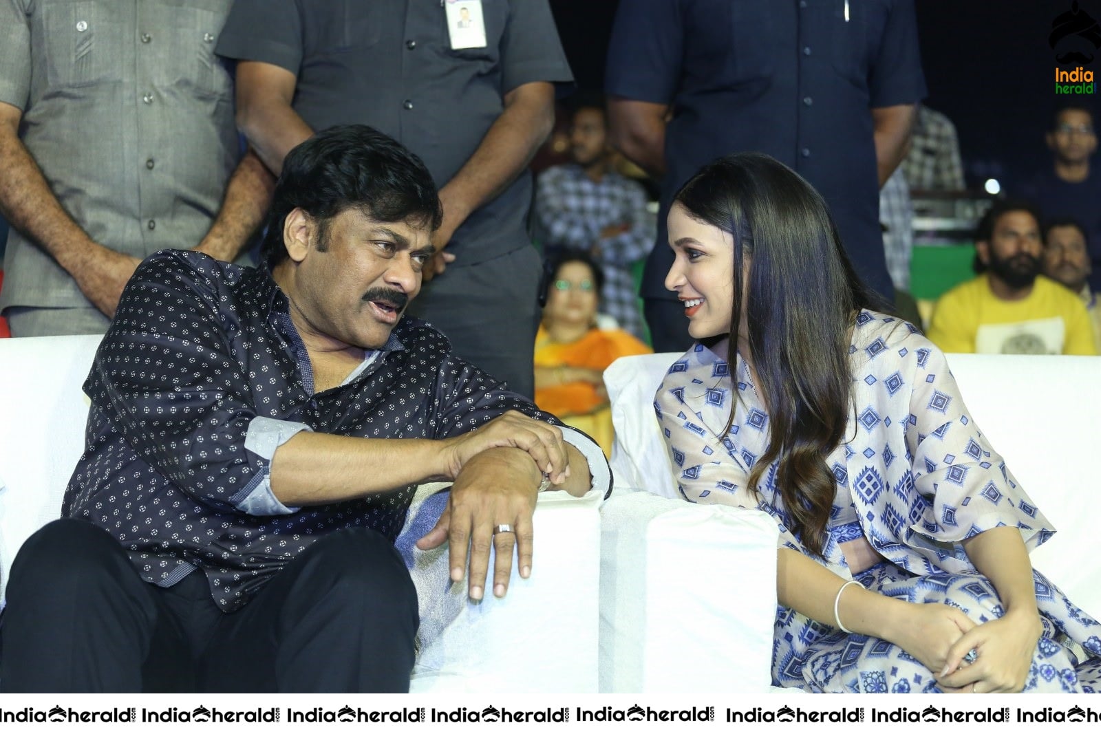 Actor Chiranjeevi has a funny chat with Lavanya Tripathi Set 1
