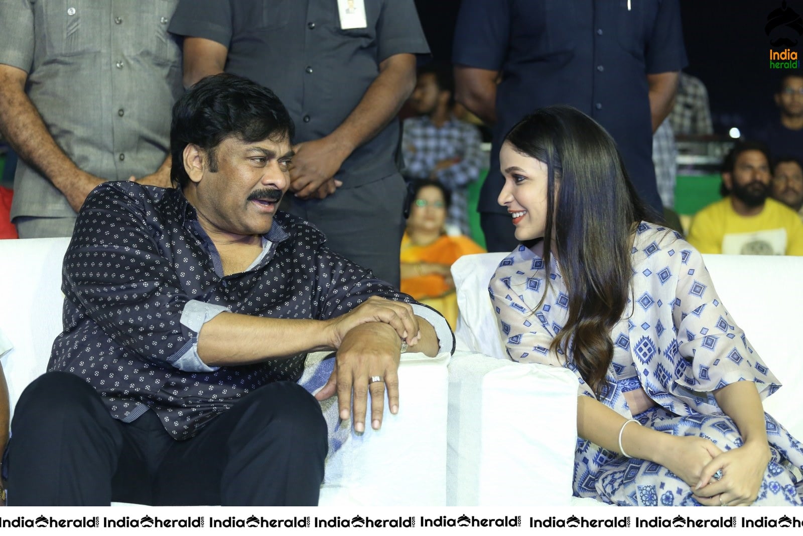 Actor Chiranjeevi has a funny chat with Lavanya Tripathi Set 1