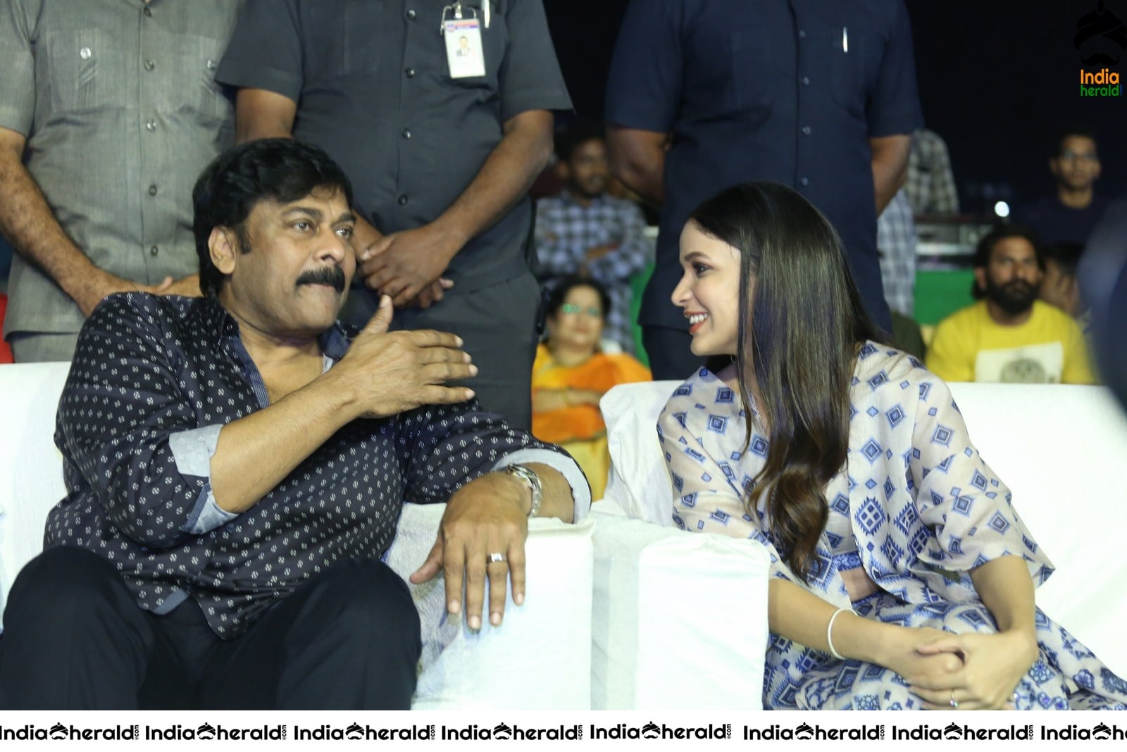 Actor Chiranjeevi has a funny chat with Lavanya Tripathi Set 1