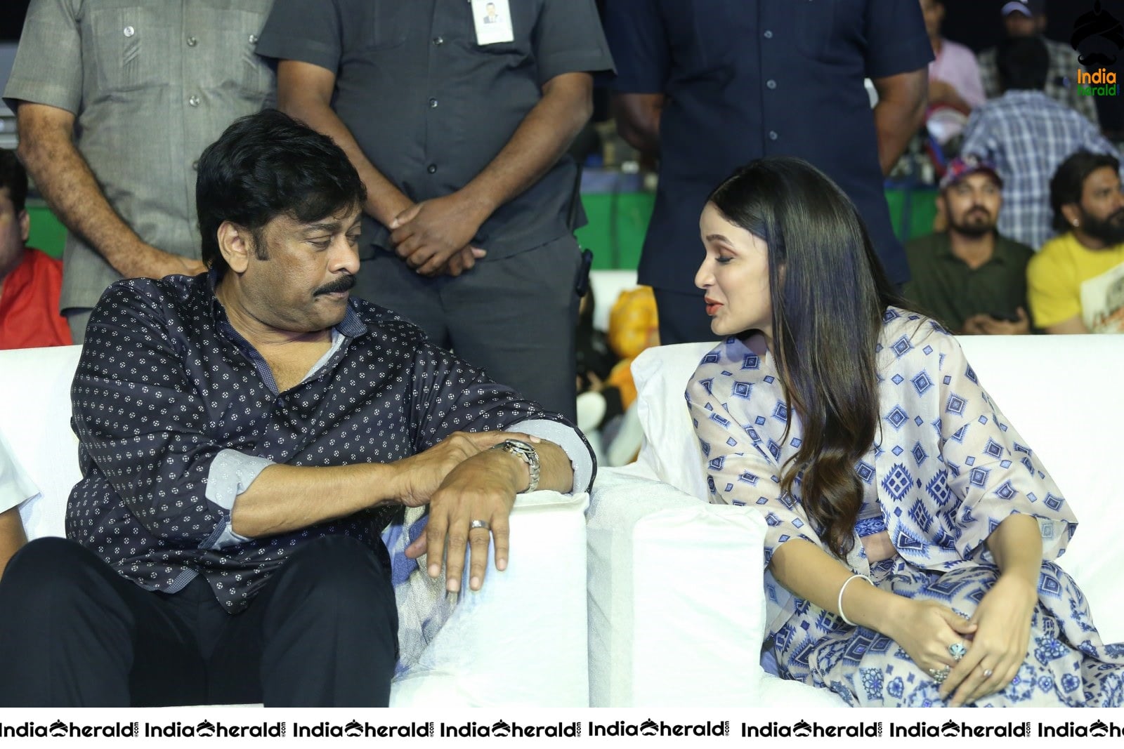 Actor Chiranjeevi has a funny chat with Lavanya Tripathi Set 1