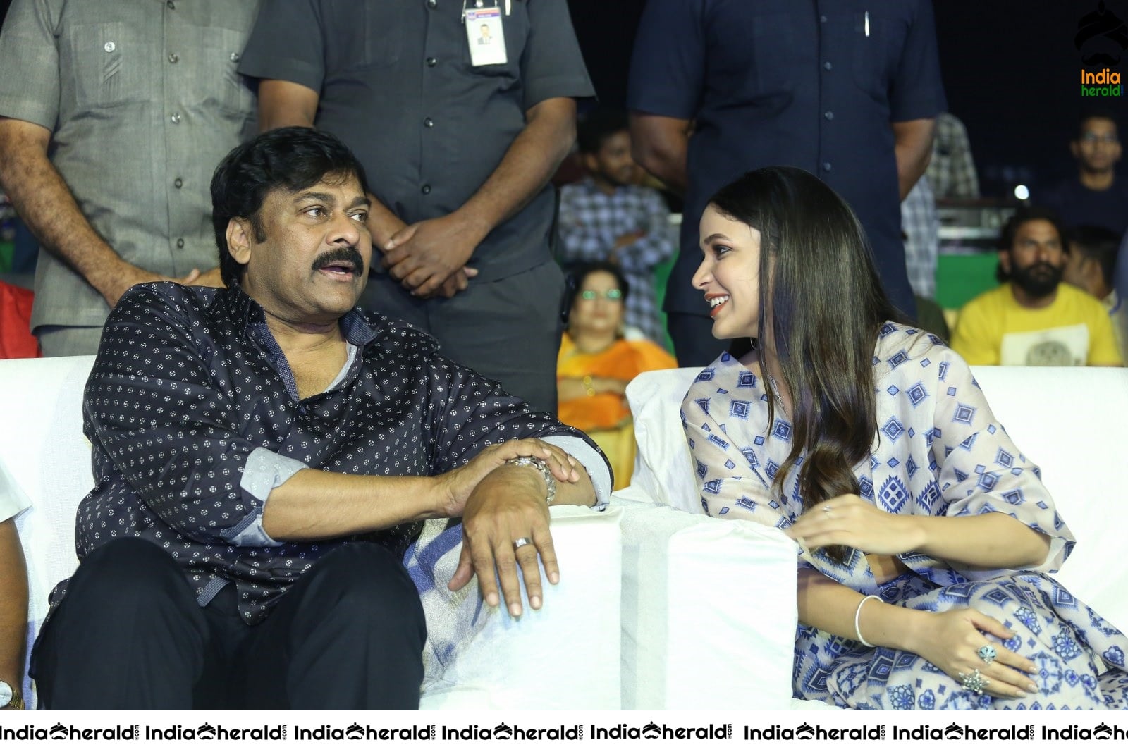 Actor Chiranjeevi has a funny chat with Lavanya Tripathi Set 1