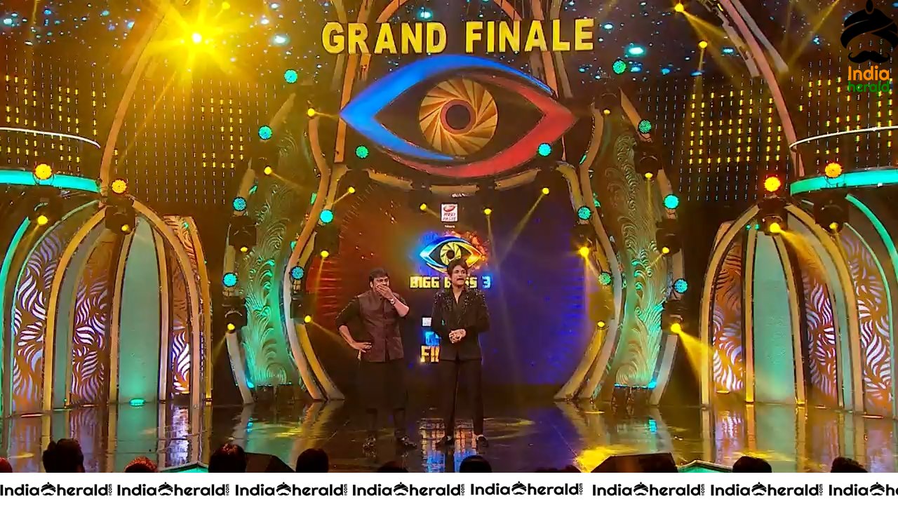 Actor Chiranjeevi Latest Stills during Bigg Boss Season 3 Grand Finale Set 1