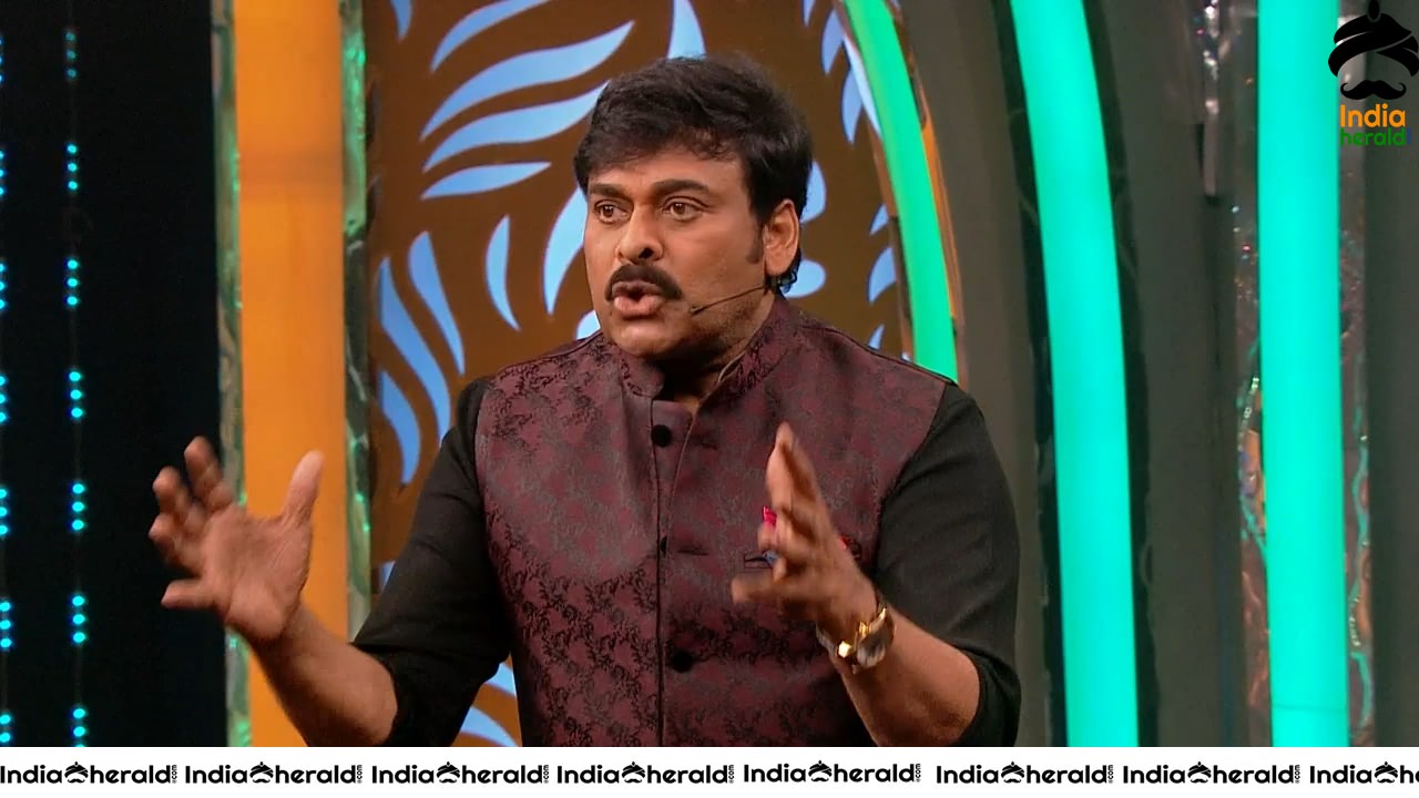 Actor Chiranjeevi Latest Stills during Bigg Boss Season 3 Grand Finale Set 2