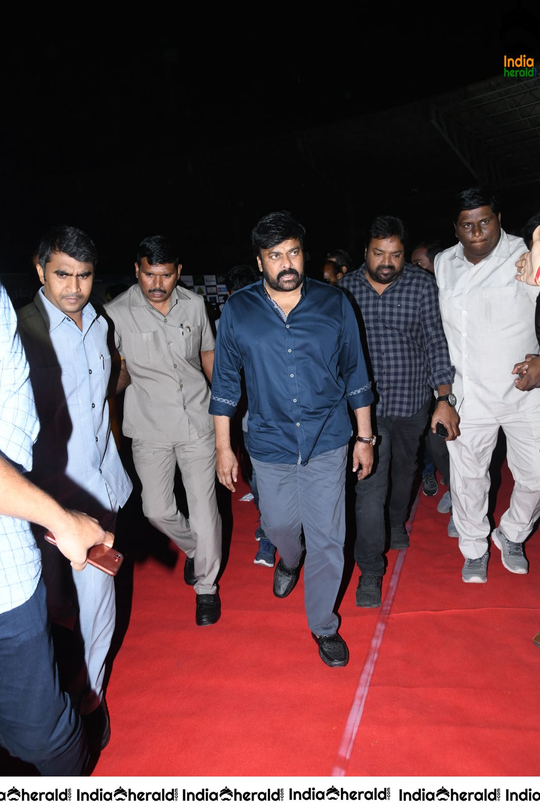 Actor Chiranjeevi Mass Entry at Sarileru Neekevvaru event Set 2