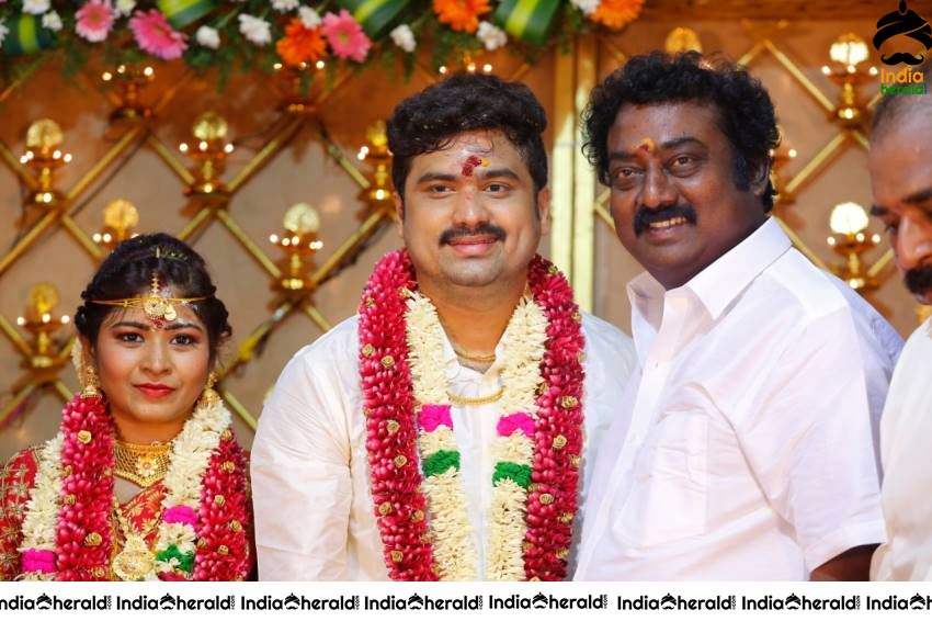 Actor Cum Producer Saravana Marries Sravya Keerthana