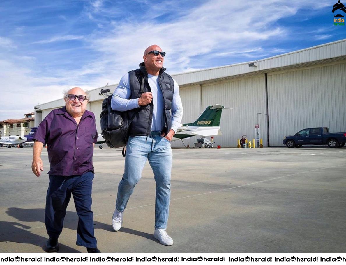 Actor cum WWE player Dwayne The Rock Johnson Photos Set 1