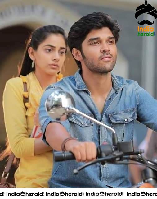 Actor Dhruv Vikram with Banita in the remake of Arjun Reddy