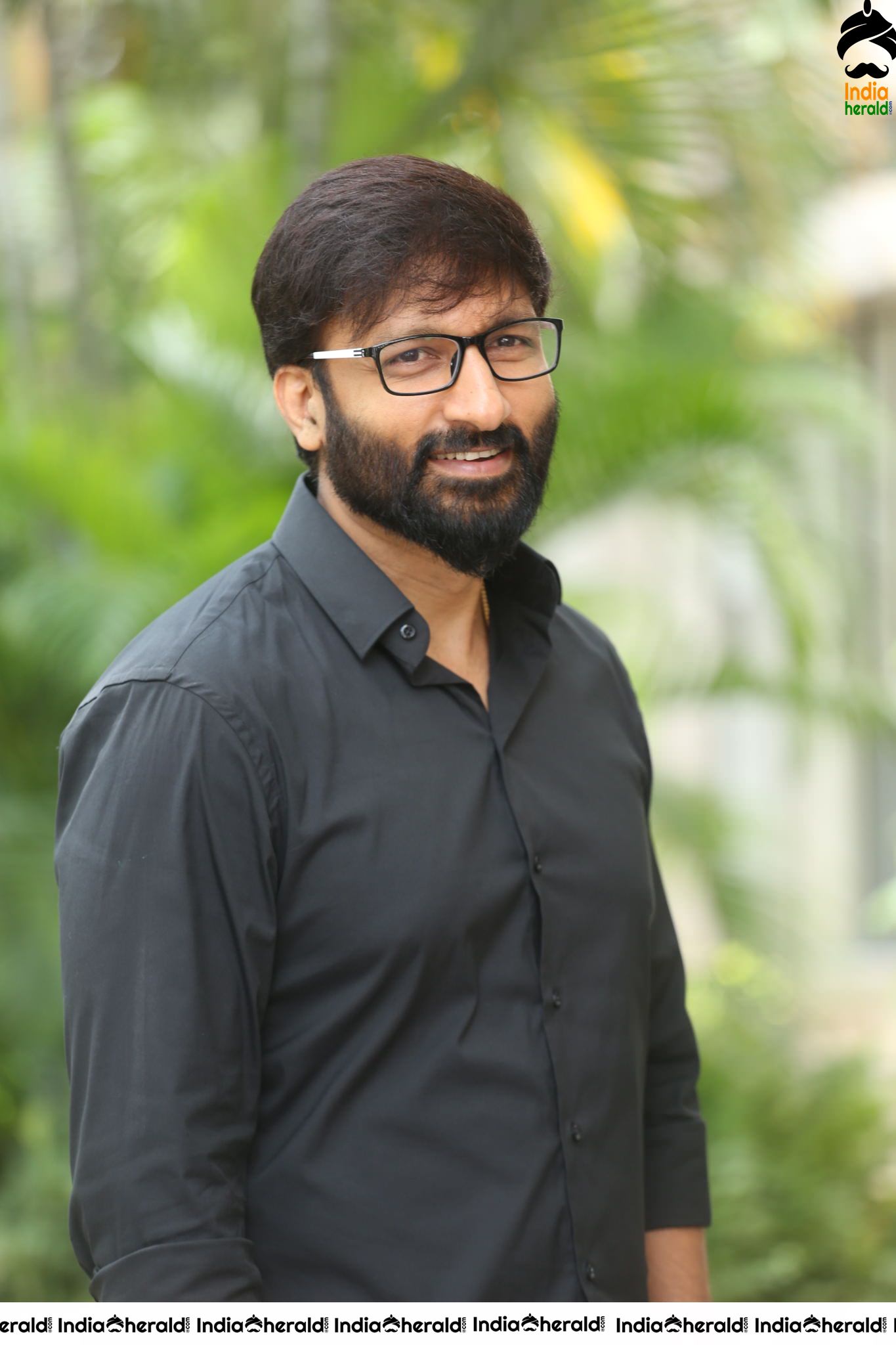 Actor Gopichand Latest Stills with Bearded look Set 1