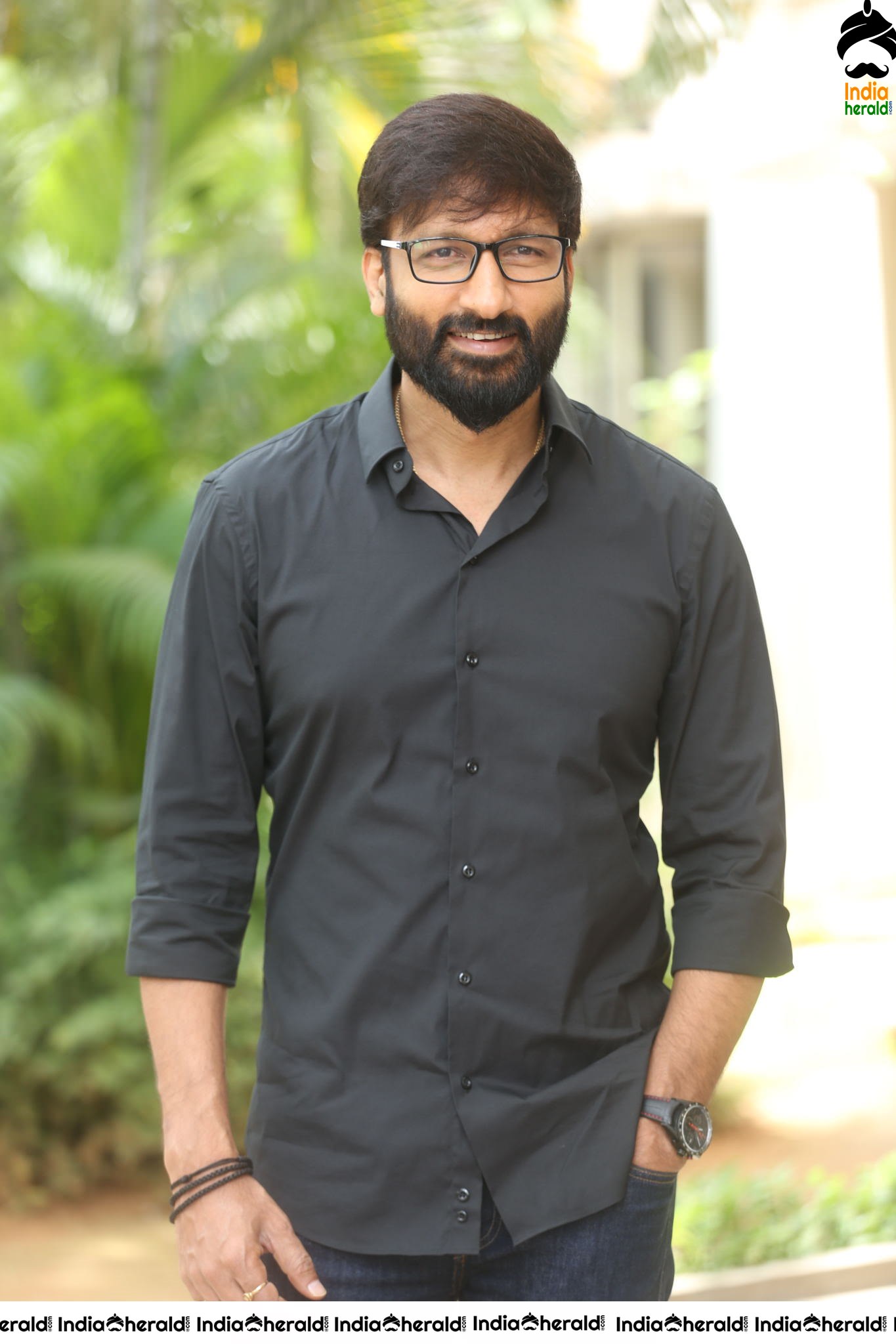 Actor Gopichand Latest Stills with Bearded look Set 1