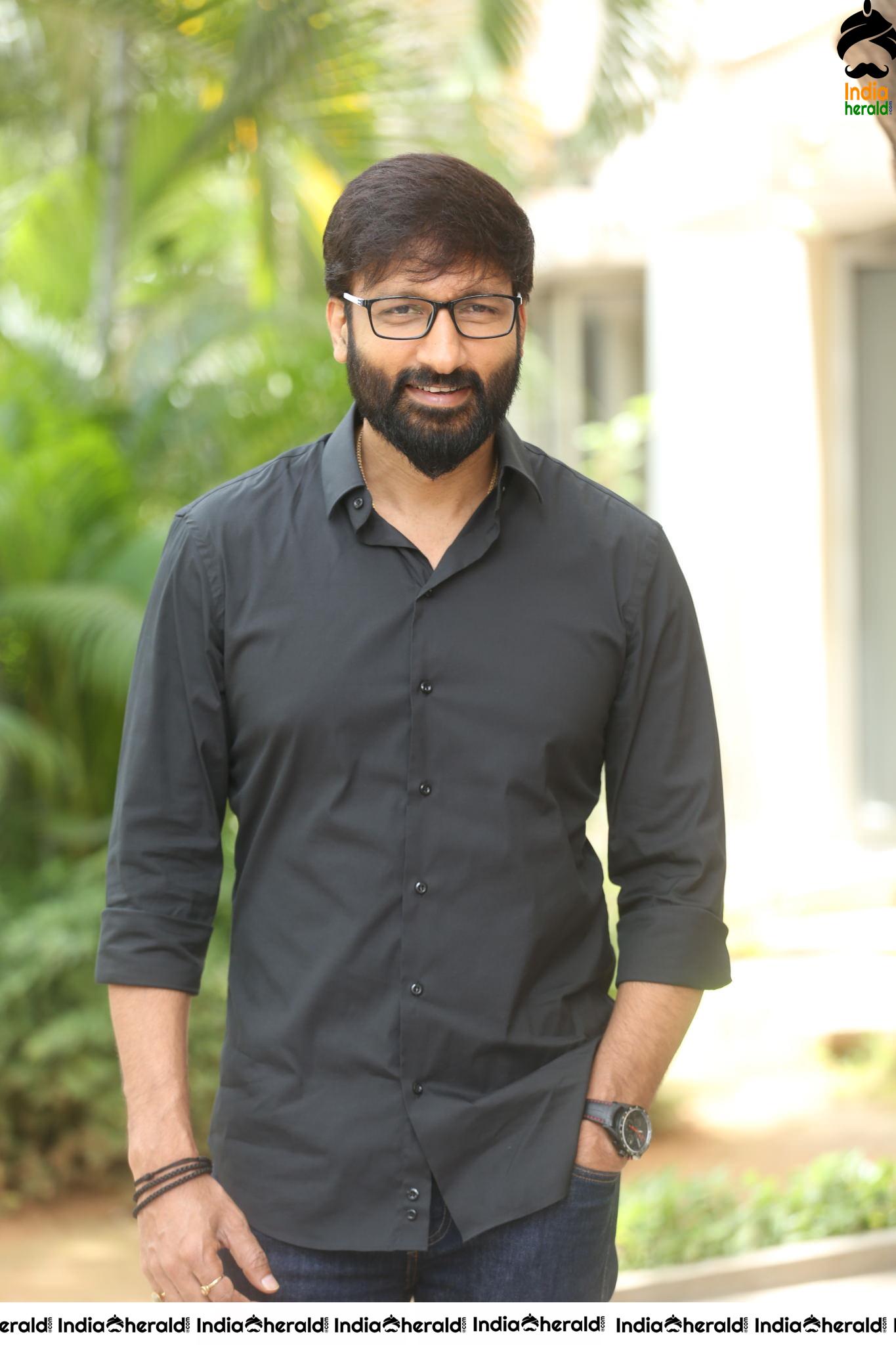 Actor Gopichand Latest Stills with Bearded look Set 1