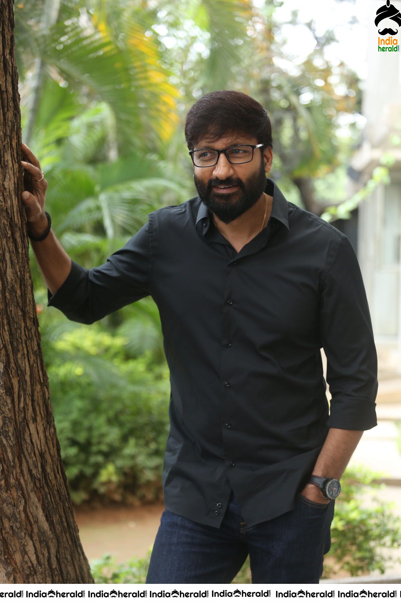 Actor Gopichand Latest Stills with Bearded look Set 2
