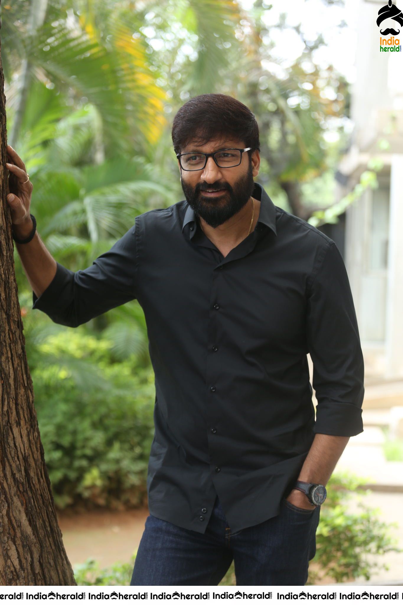 Actor Gopichand Latest Stills with Bearded look Set 2