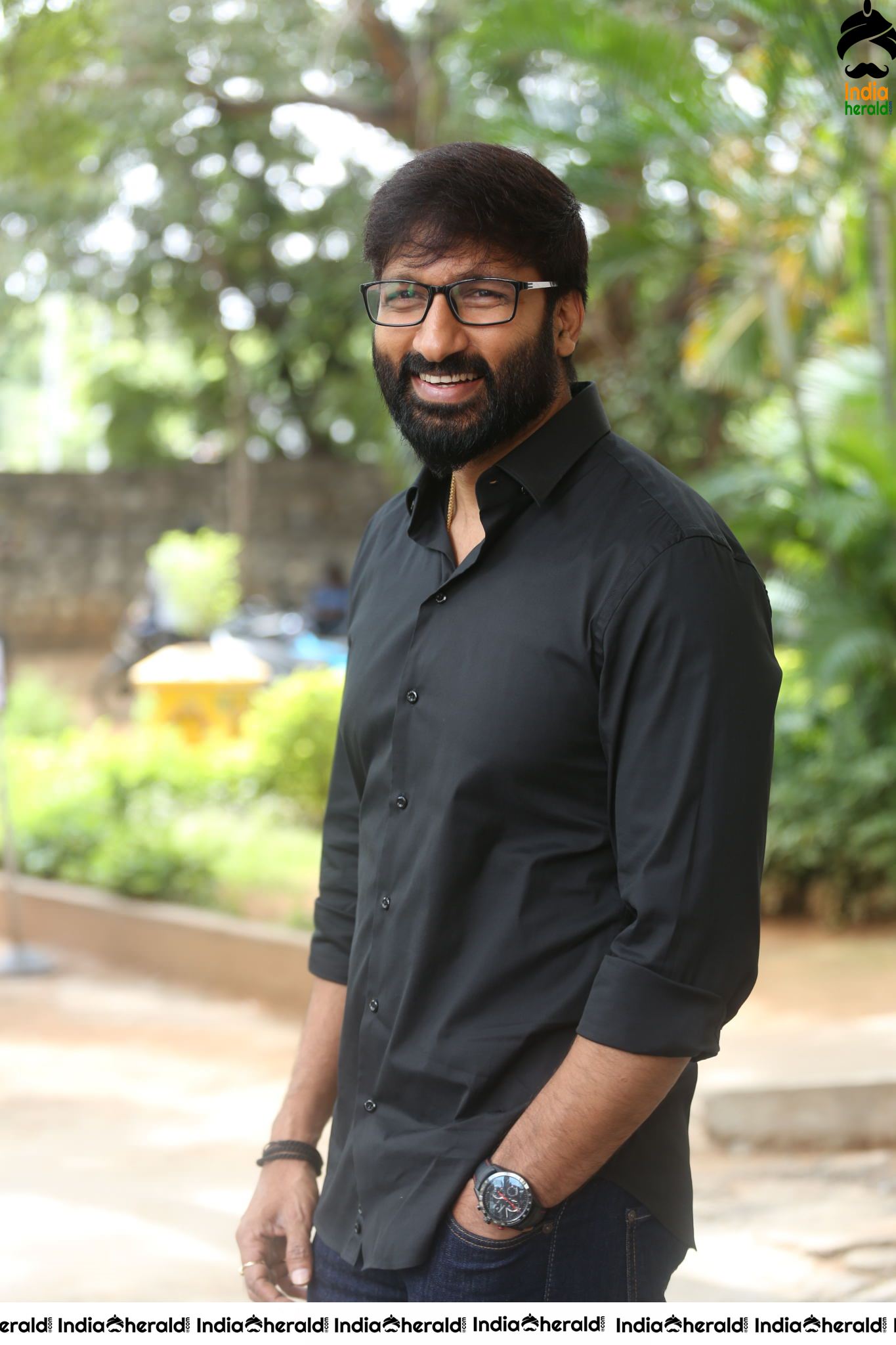 Actor Gopichand Latest Stills with Bearded look Set 2