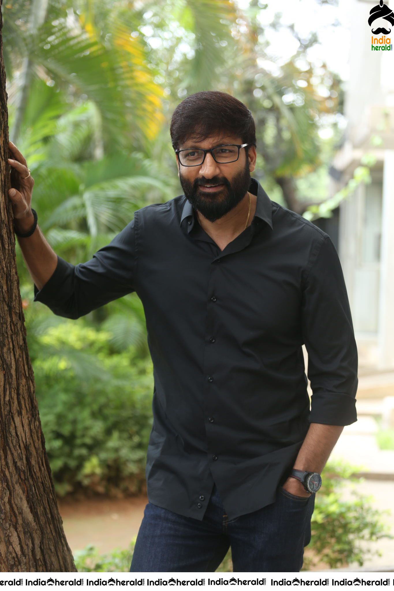 Actor Gopichand Latest Stills with Bearded look Set 2