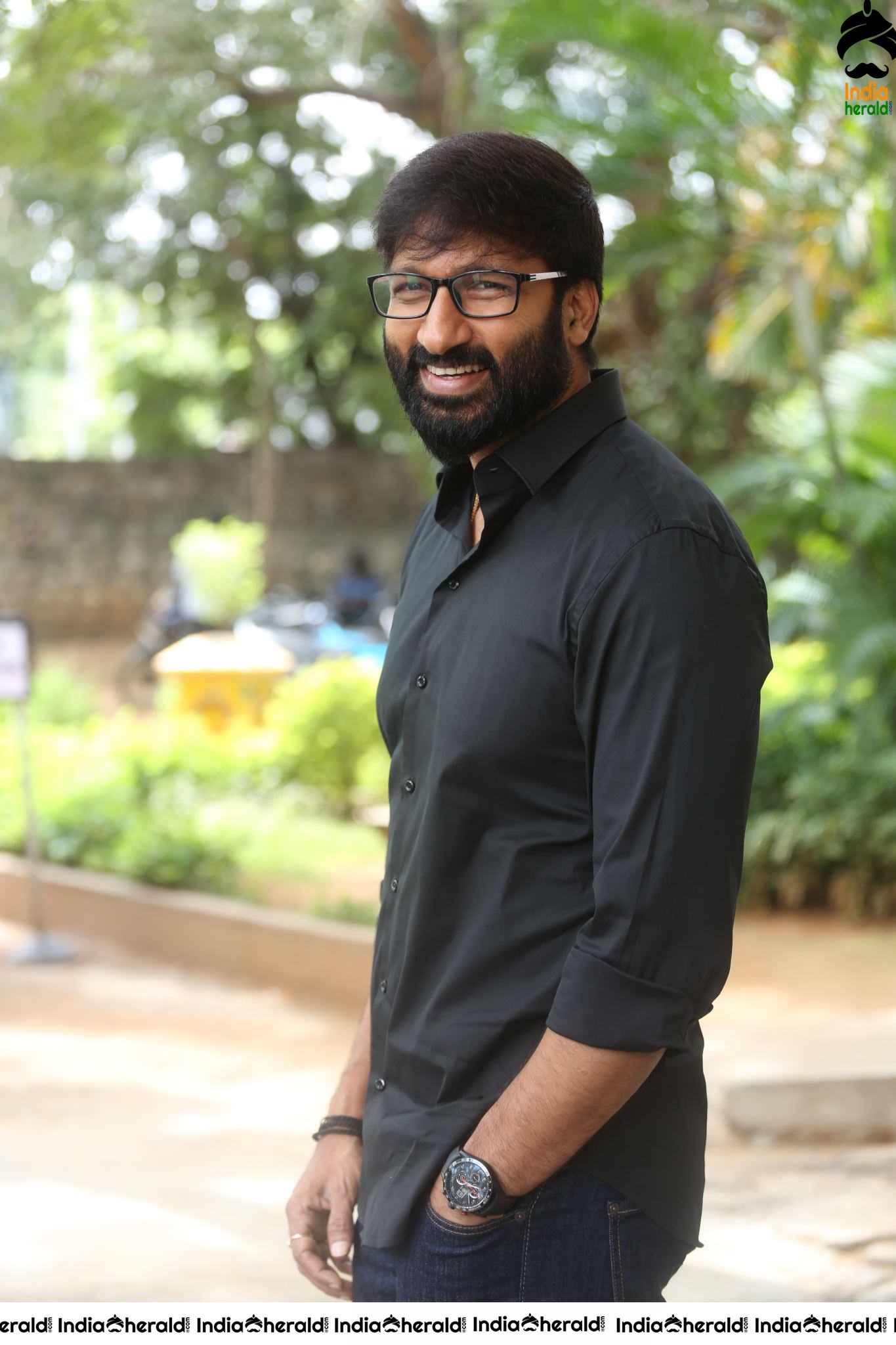Actor Gopichand Latest Stills with Bearded look Set 2