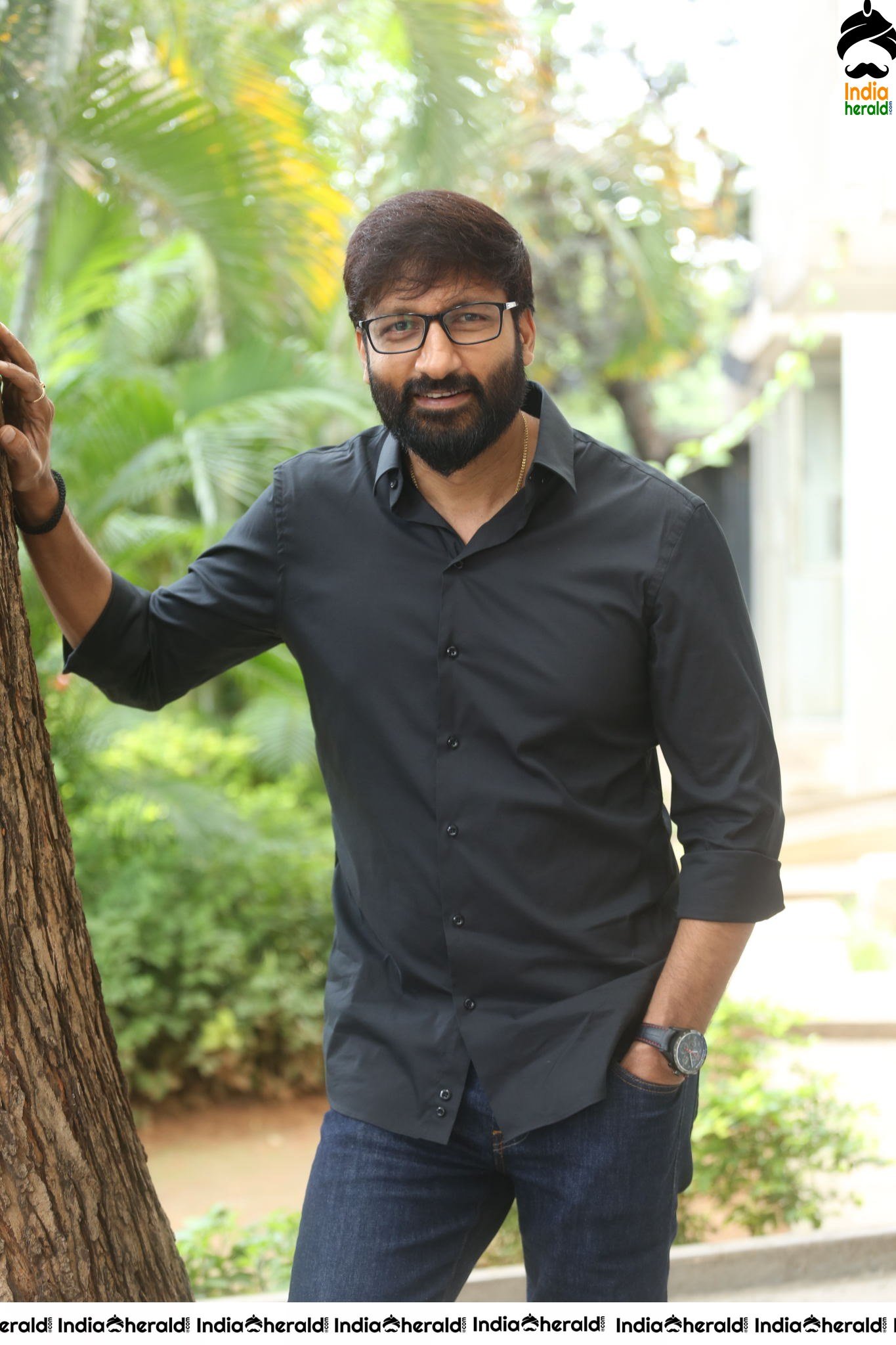 Actor Gopichand Latest Stills with Bearded look Set 2