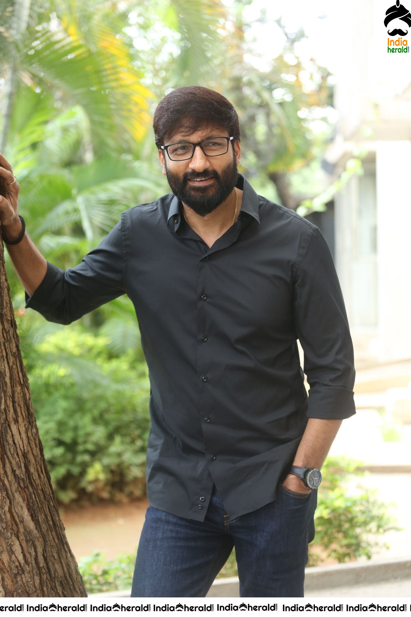 Actor Gopichand Latest Stills with Bearded look Set 2