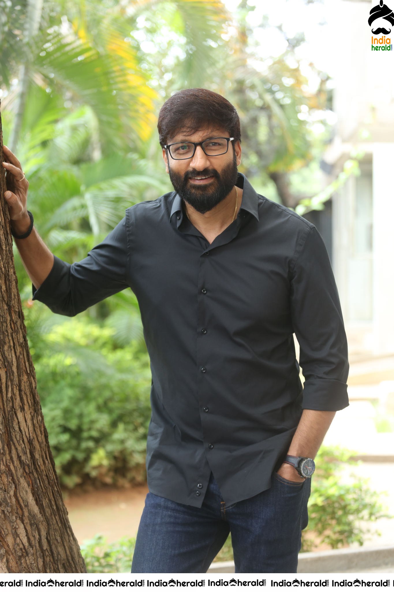Actor Gopichand Latest Stills with Bearded look Set 2