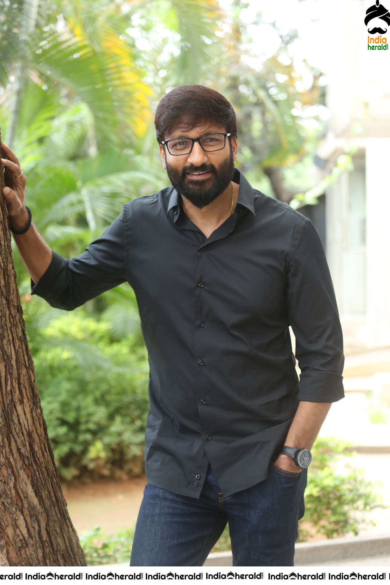 Actor Gopichand Latest Stills with Bearded look Set 2