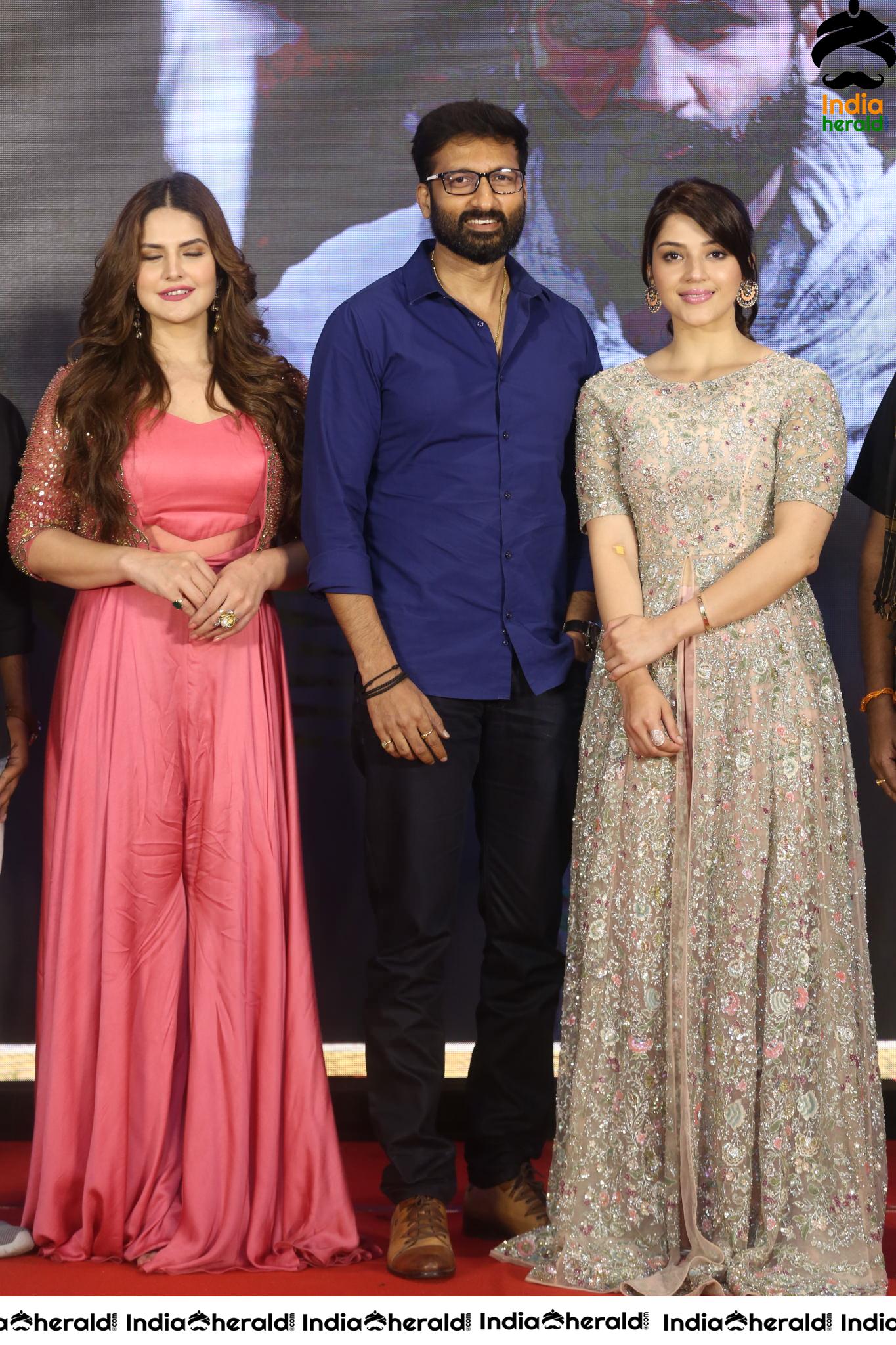 Actor Gopichand Photos With Mehreen And Zareen Khan Set 2