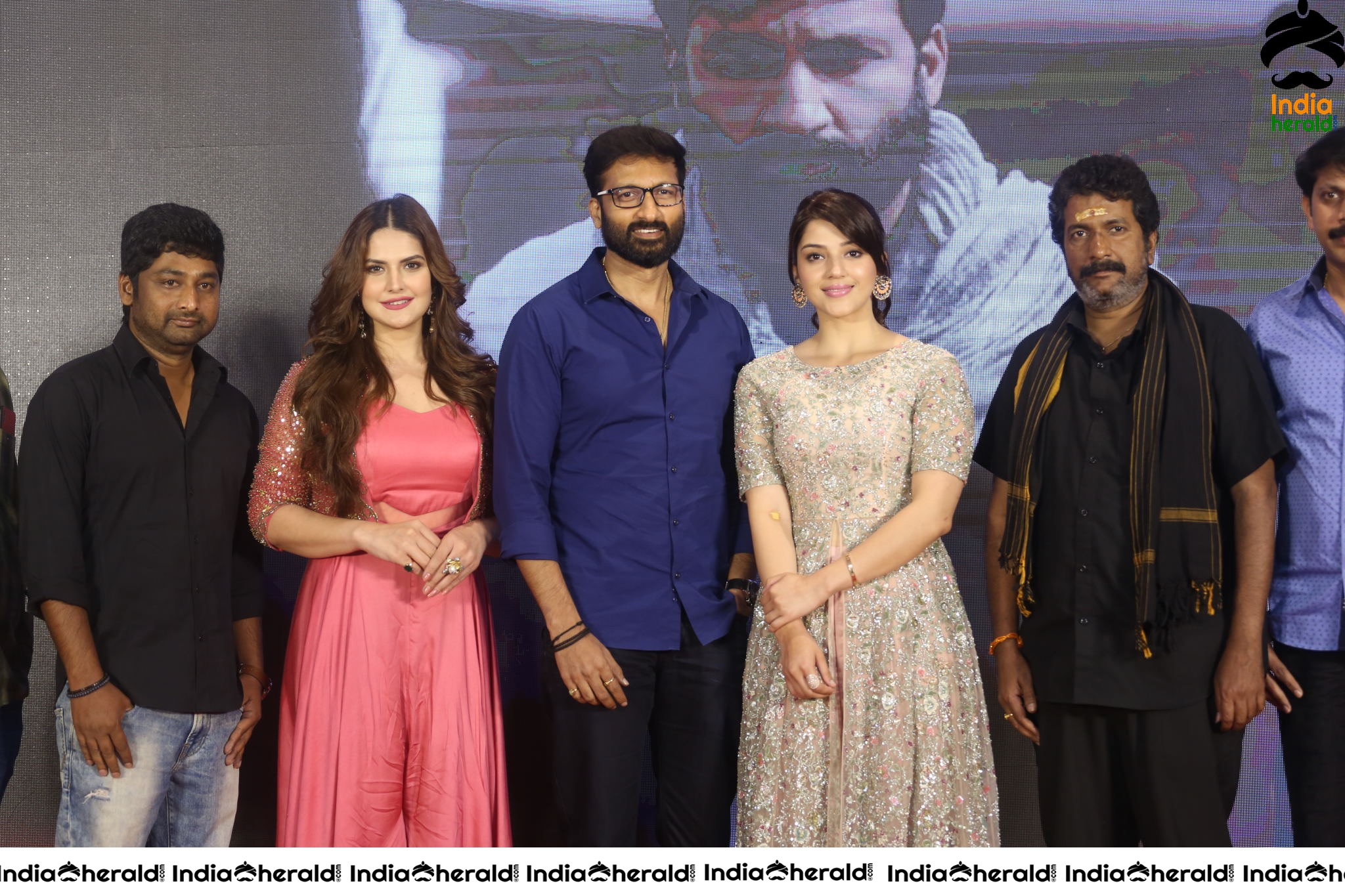 Actor Gopichand Photos With Mehreen And Zareen Khan Set 2