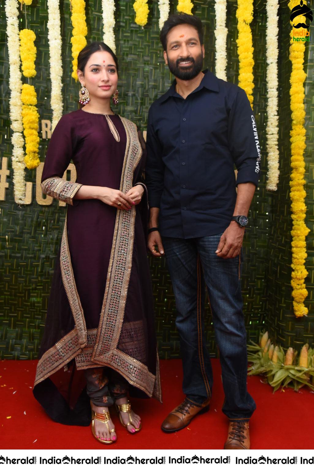 Actor Gopichand Photos with Milky Beauty Tamanna Set 1