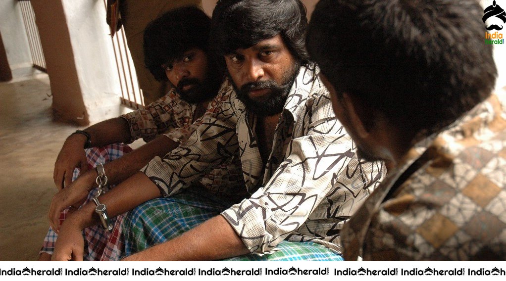 Actor Jai and Sasikumar Photos from Tamil movie Supramaniyapuram Set 2
