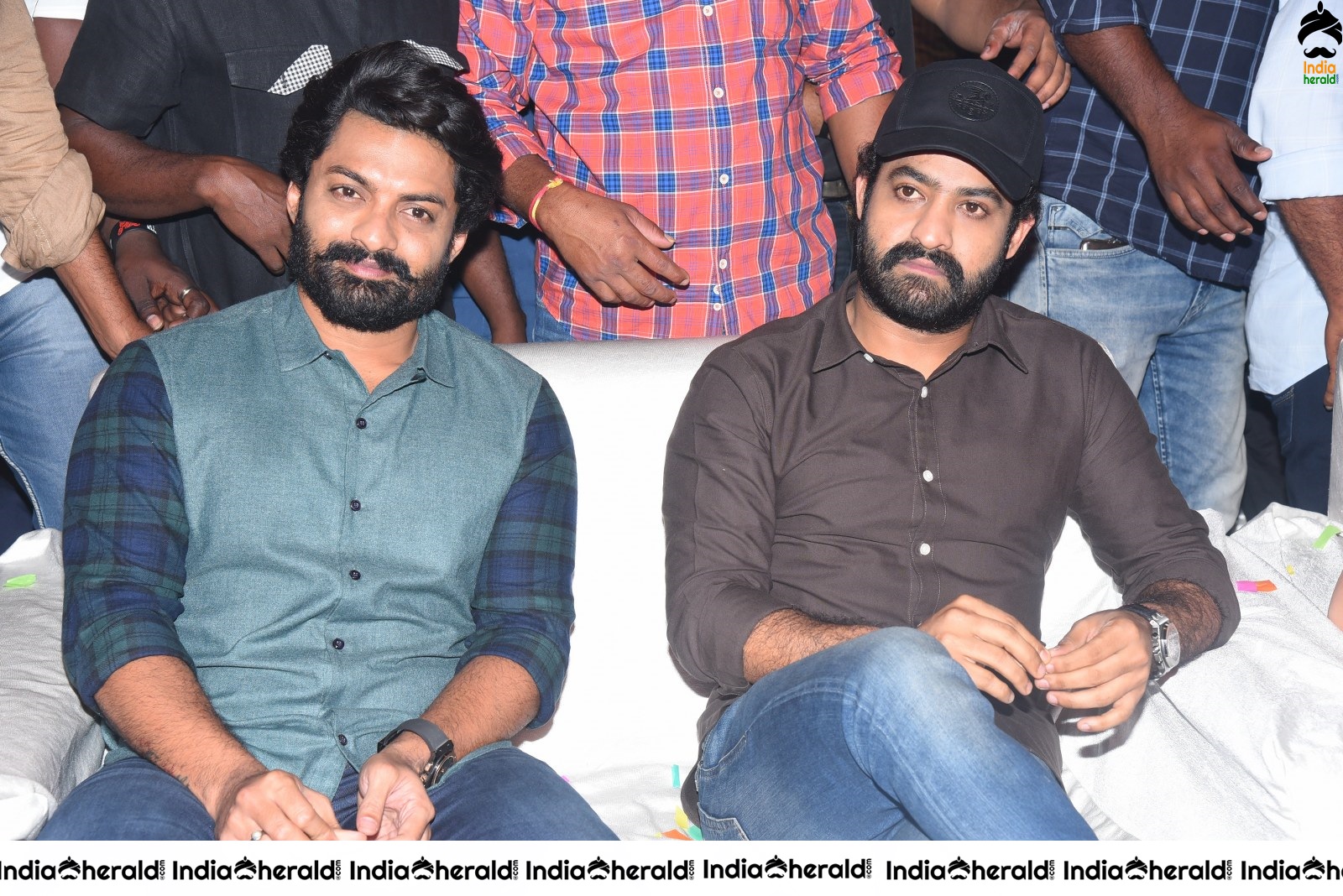 Actor Junior NTR and Nandamuri Kalyan Ram Seen Together Set 1