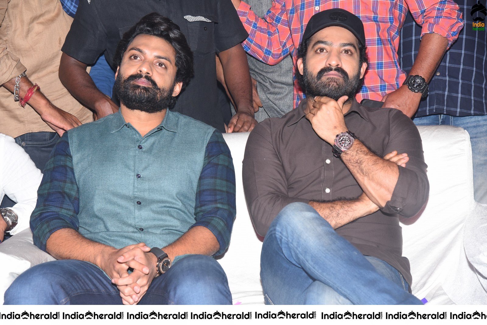 Actor Junior NTR and Nandamuri Kalyan Ram Seen Together Set 2