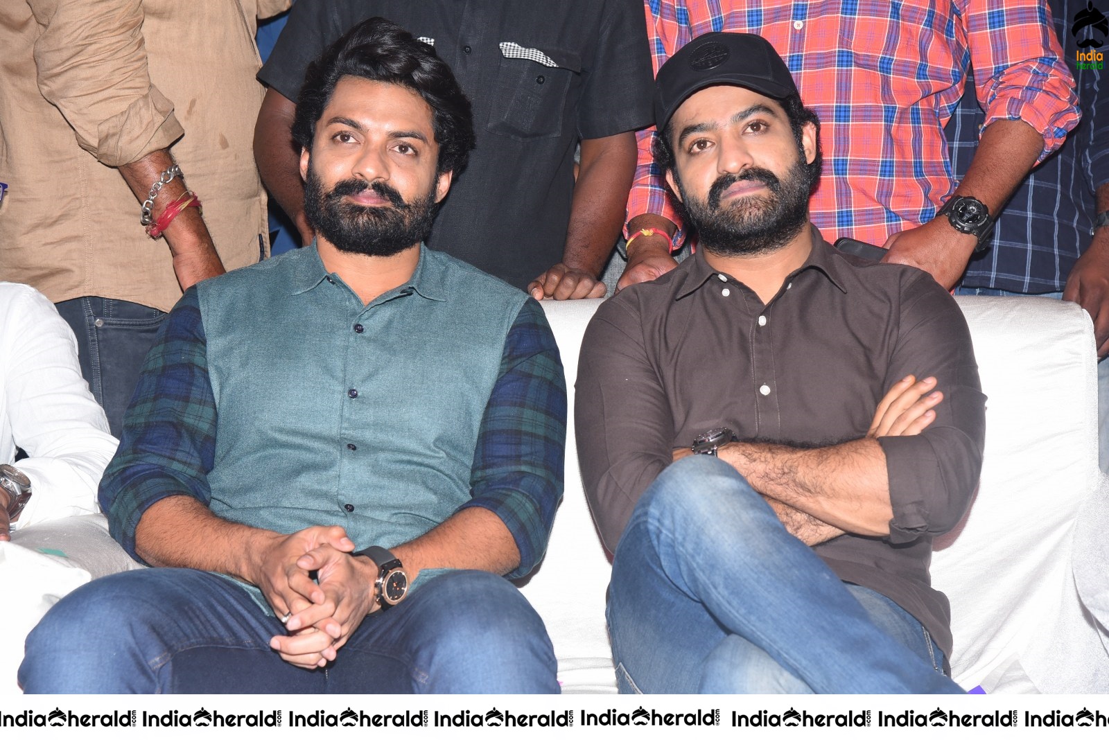 Actor Junior NTR and Nandamuri Kalyan Ram Seen Together Set 2