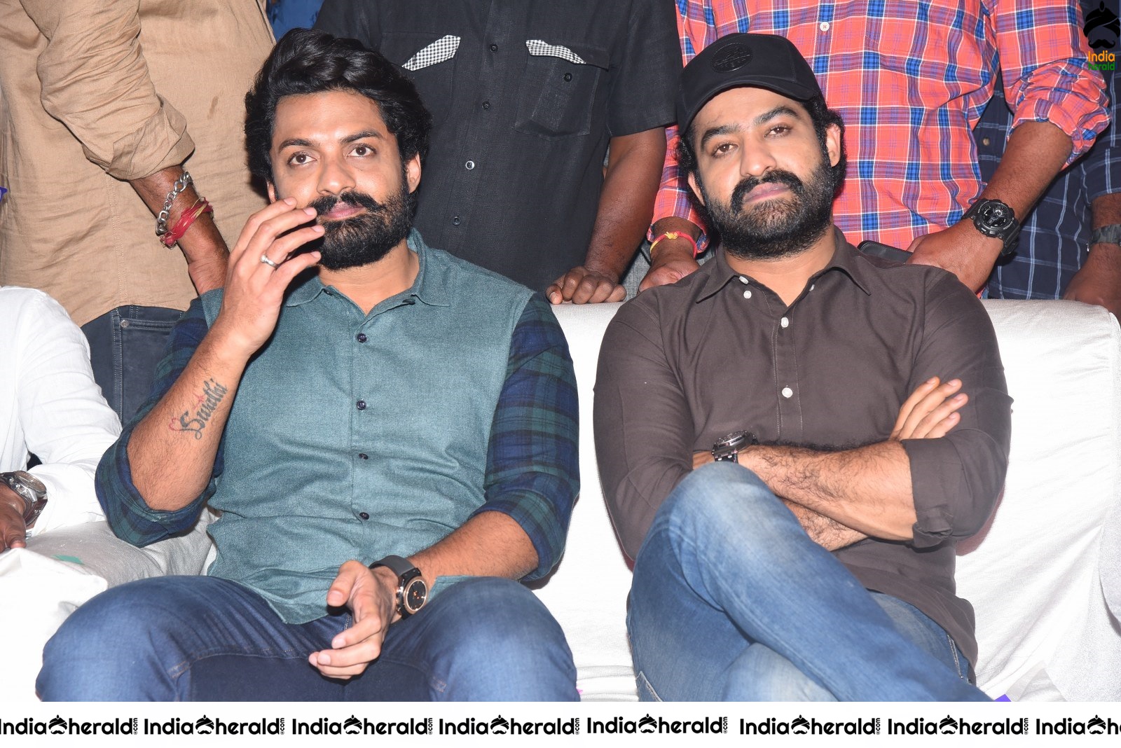 Actor Junior NTR and Nandamuri Kalyan Ram Seen Together Set 2