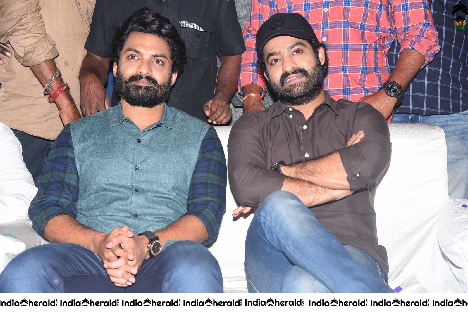 Actor Junior NTR and Nandamuri Kalyan Ram Seen Together Set 2