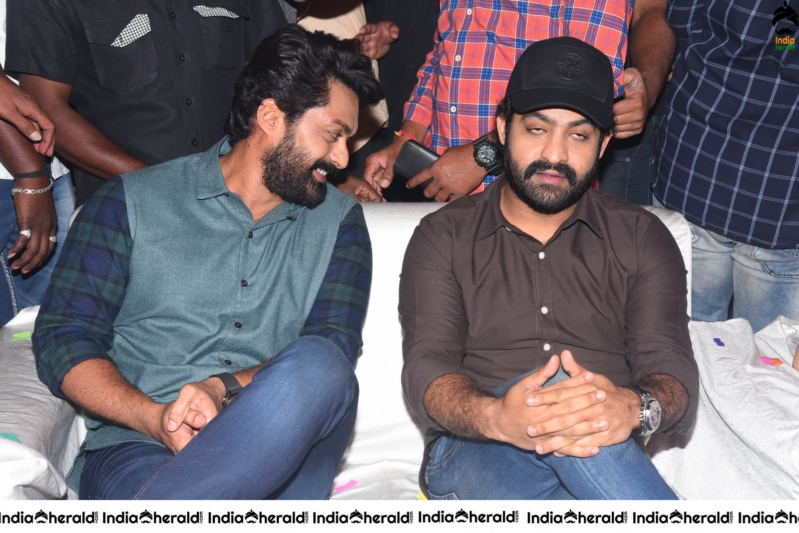 Actor Junior NTR and Nandamuri Kalyan Ram Seen Together Set 2