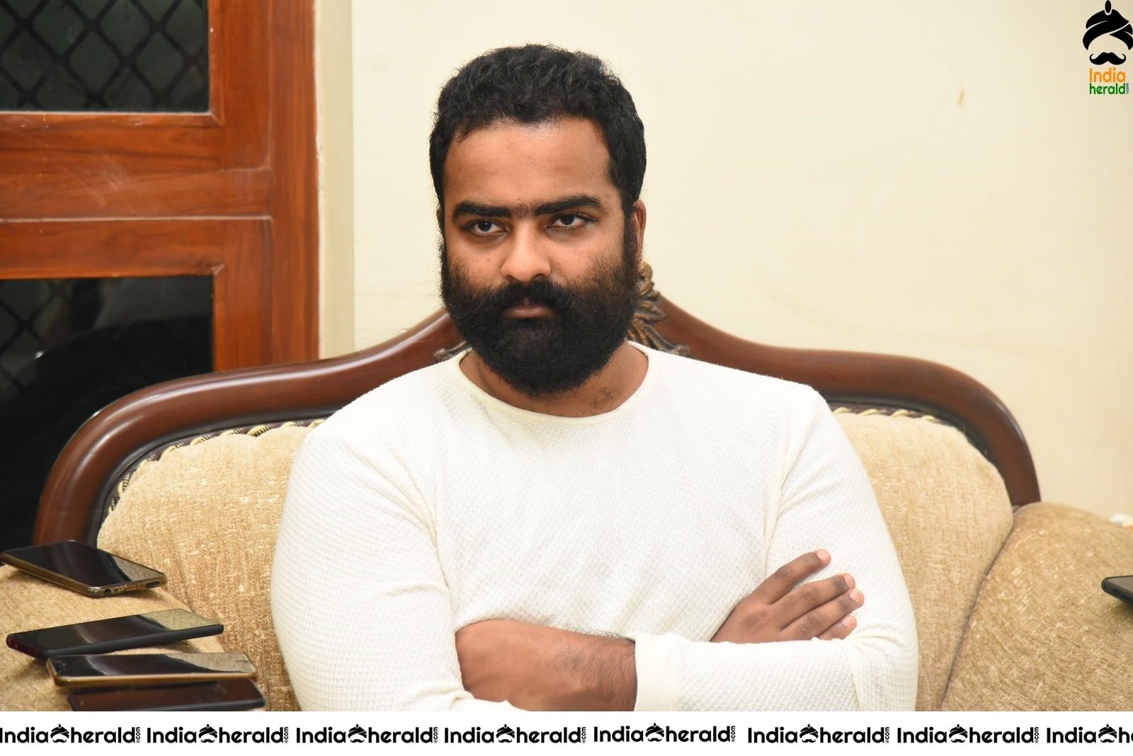 Actor Kala Bairavaa Bearded Look Clicks Set 2