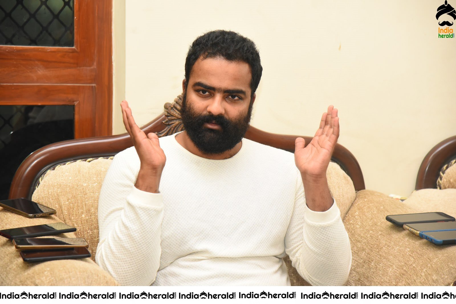 Actor Kala Bairavaa Bearded Look Clicks Set 2