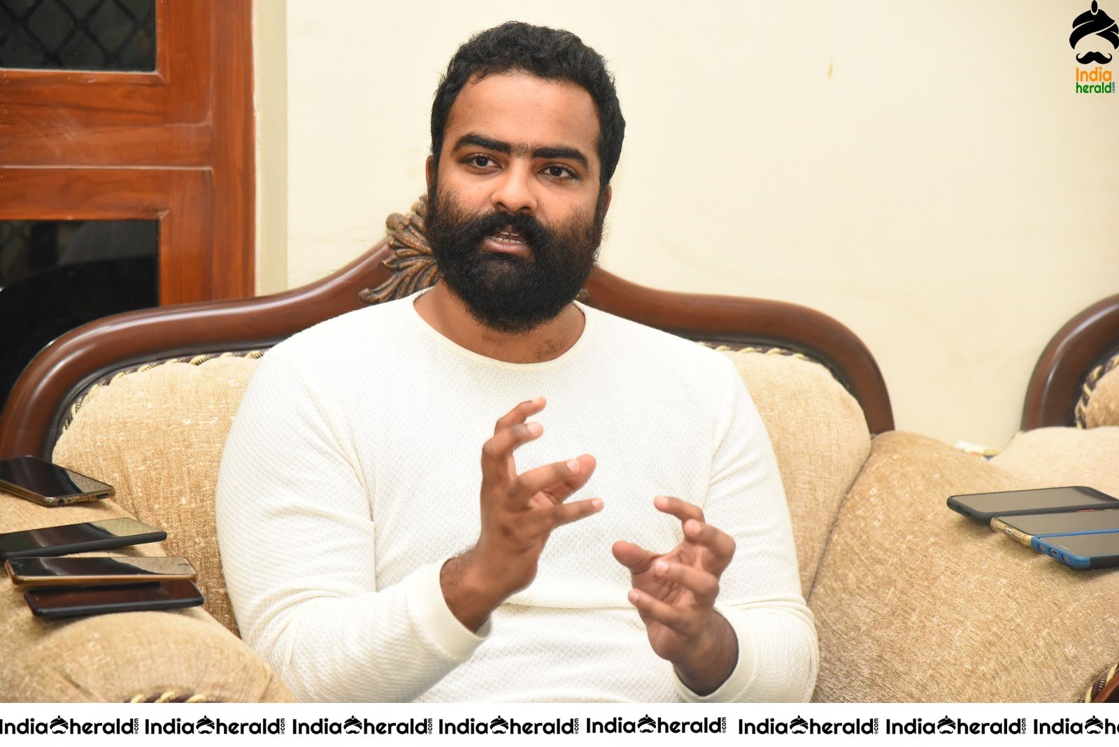 Actor Kala Bairavaa Bearded Look Clicks Set 2