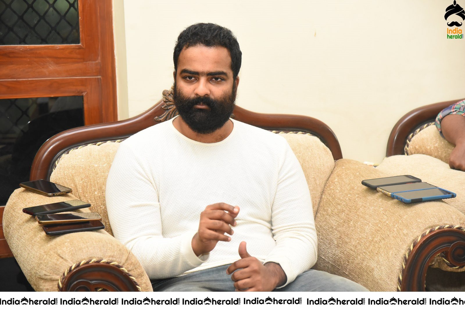 Actor Kala Bairavaa Bearded Look Clicks Set 2