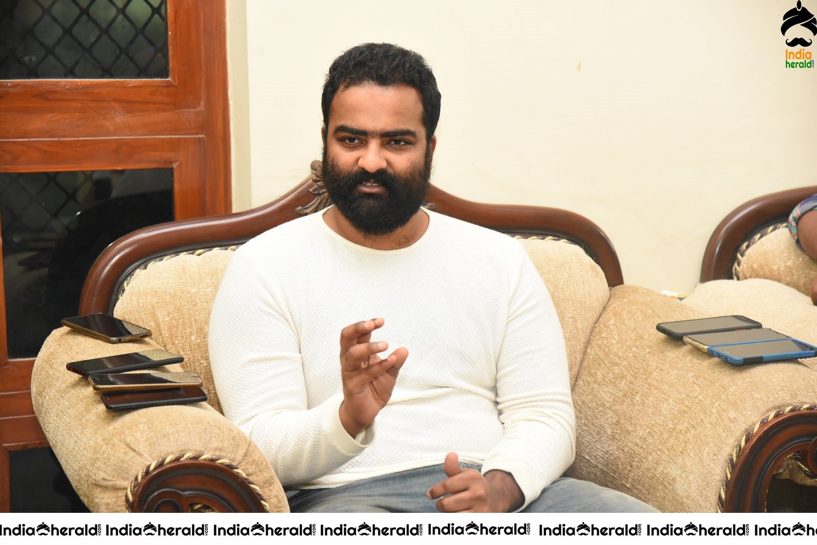 Actor Kala Bairavaa Bearded Look Clicks Set 2