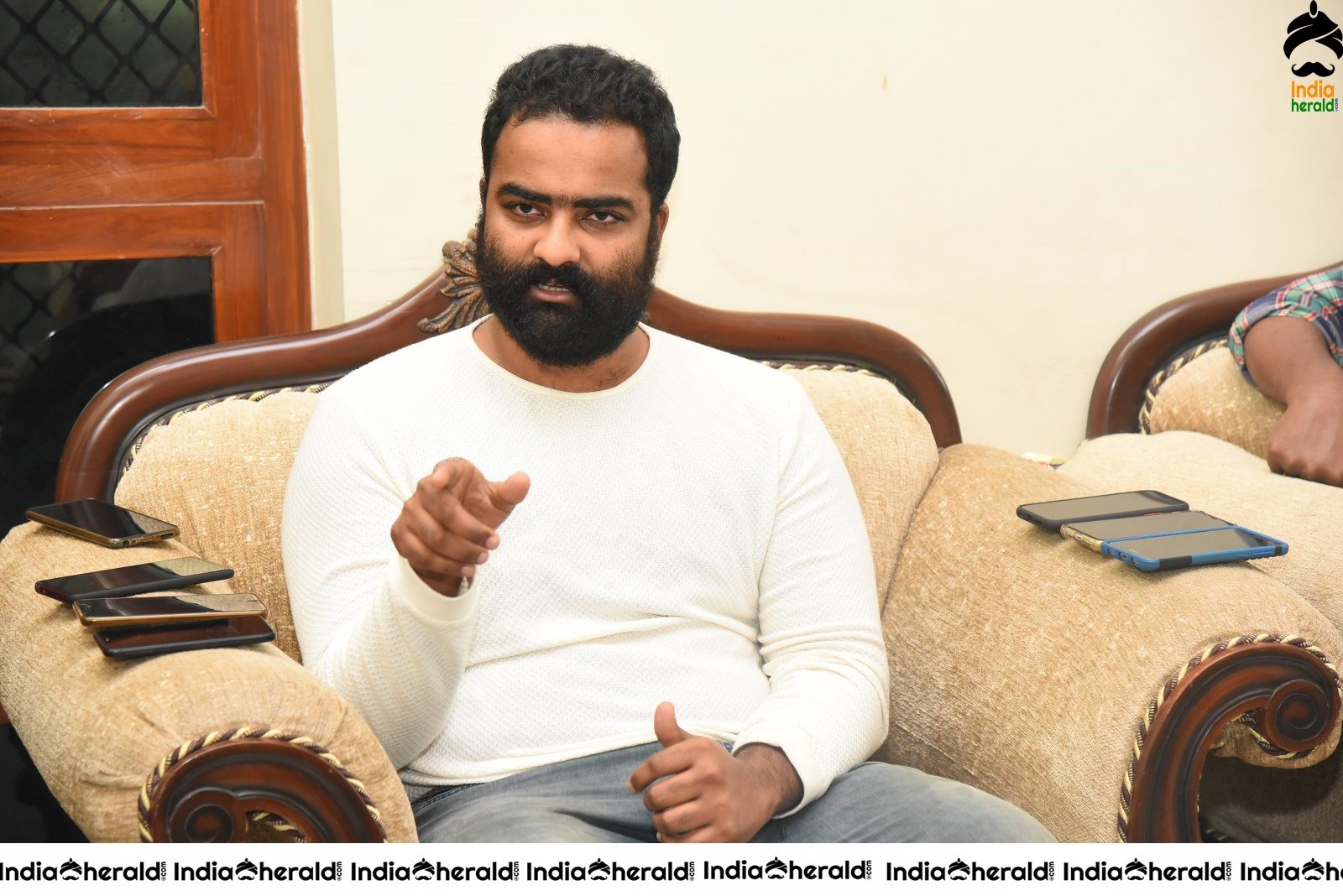 Actor Kala Bairavaa Bearded Look Clicks Set 2