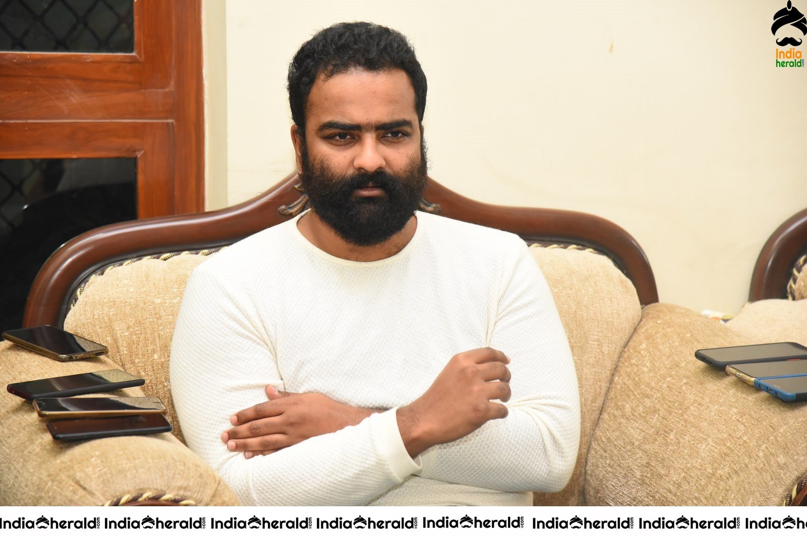 Actor Kala Bairavaa Bearded Look Clicks Set 2