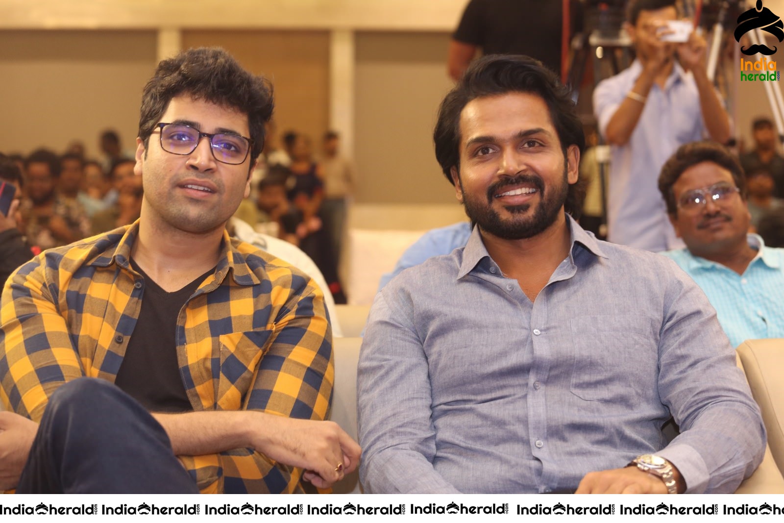 Actor Karthi and Adivi Sesh share a lighter moment