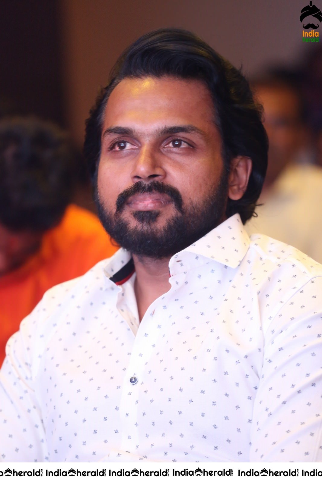 Actor Karthi Latest Stills in White Formals