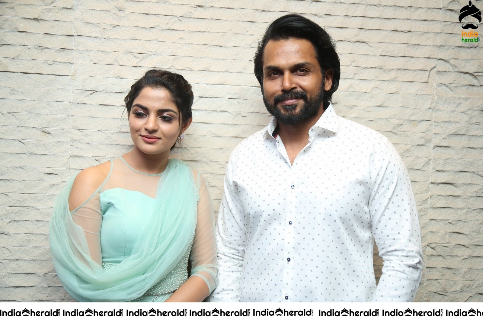 Actor Karthi Latest Stills with Nikhila for Thambi Movie Promotions Set 2