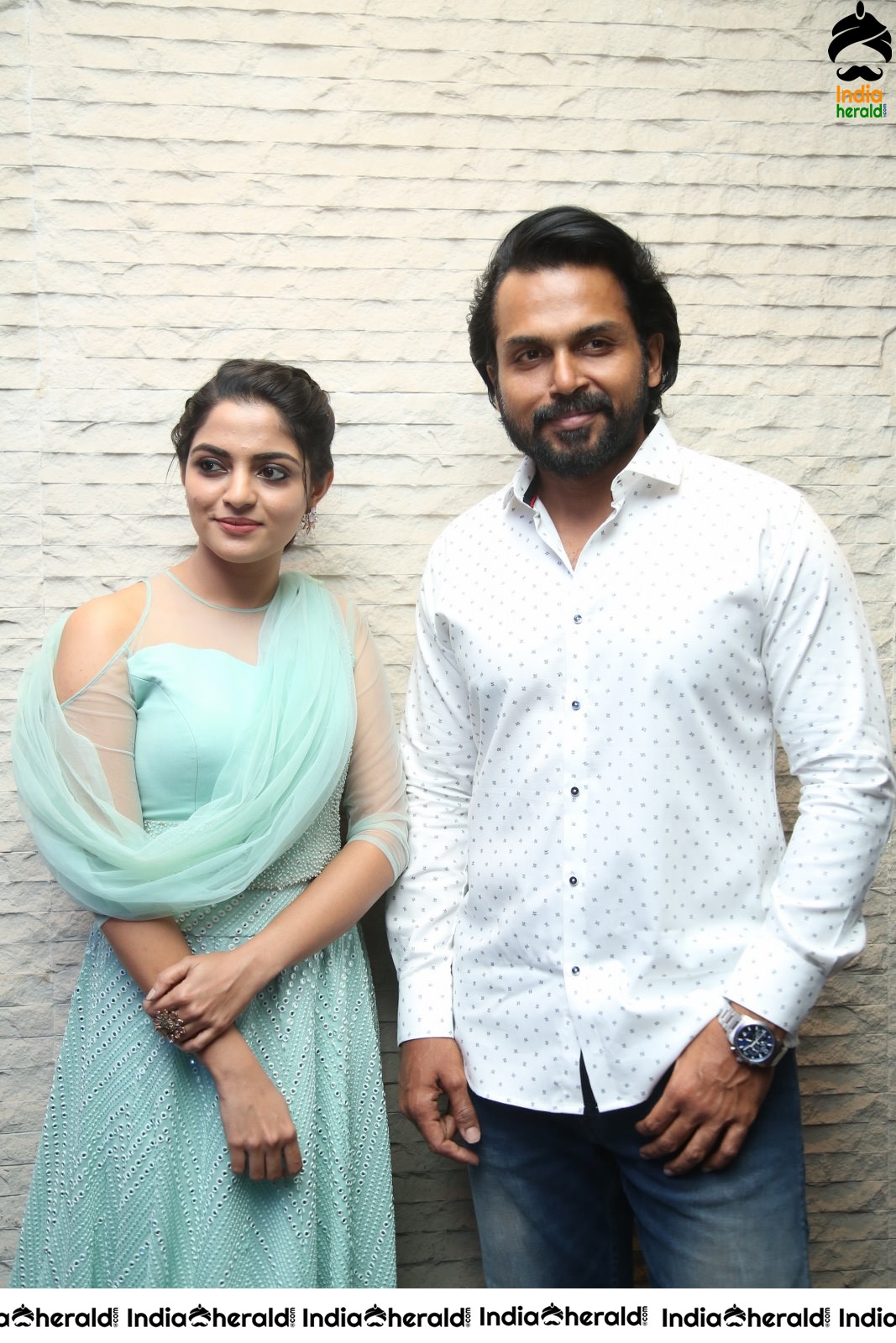 Actor Karthi Latest Stills with Nikhila for Thambi Movie Promotions Set 2